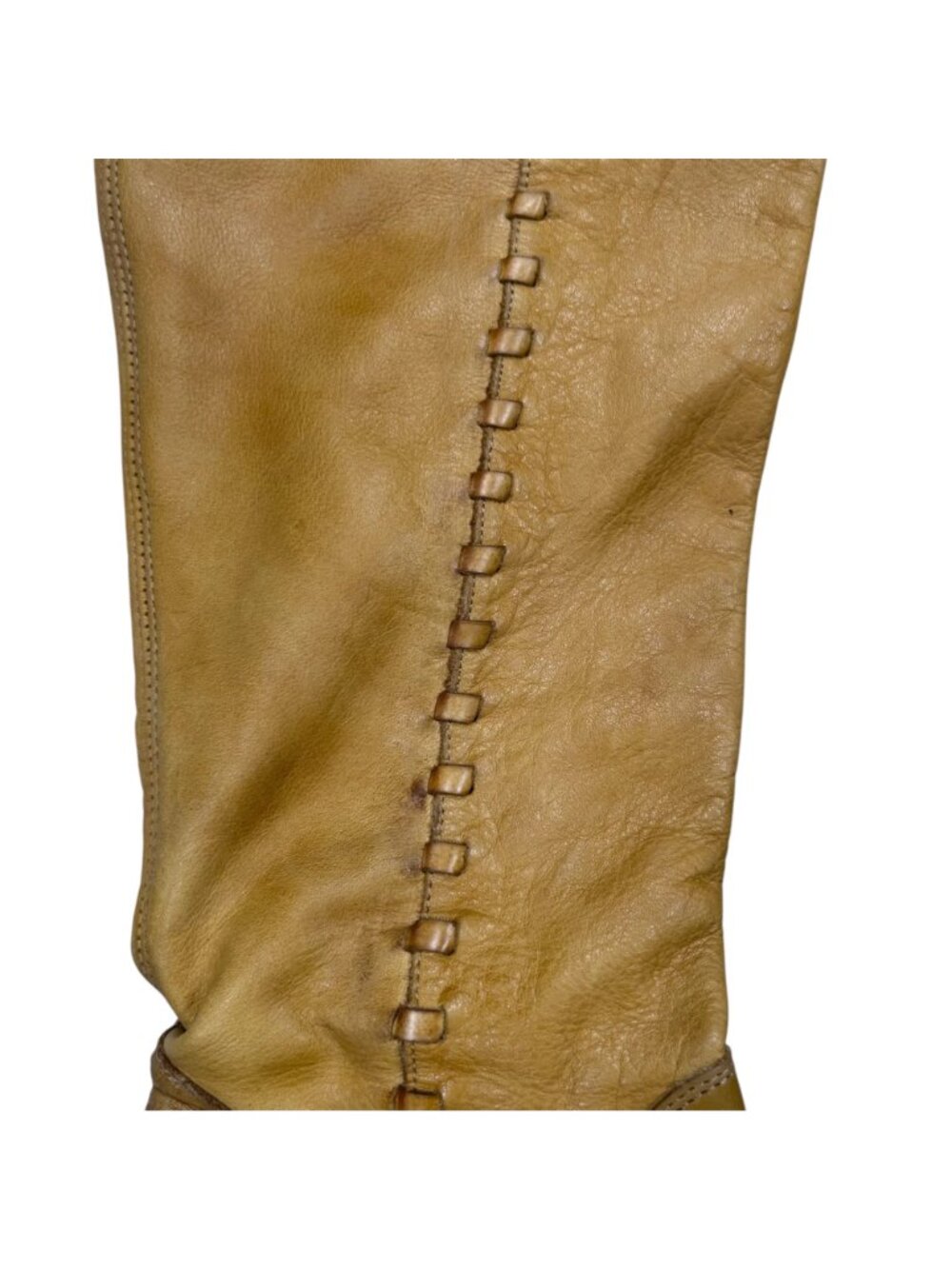 Free People Auburn Over The Knee Boot Boho Tall EU 37 US 6 Mustard - Picture 9 of 14